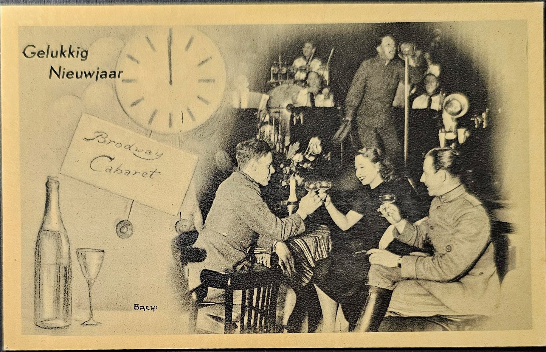 (image for) postcard New Year #0005